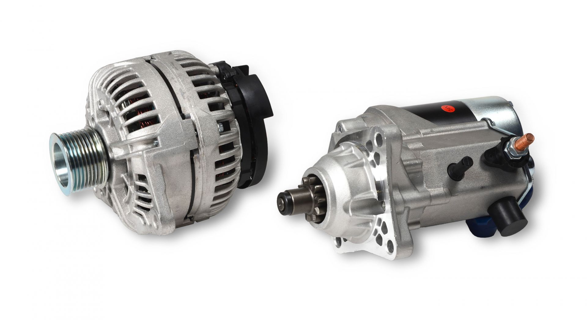 Alternátory, štartéry a komponenty