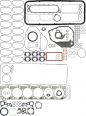 Dichtungvollsatz, Motor, mit ZKD 01-36535-02