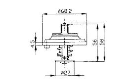 Thermostat, Kühlmittel 98432310 (1)