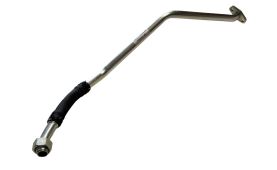 Oil line exit turbocharger