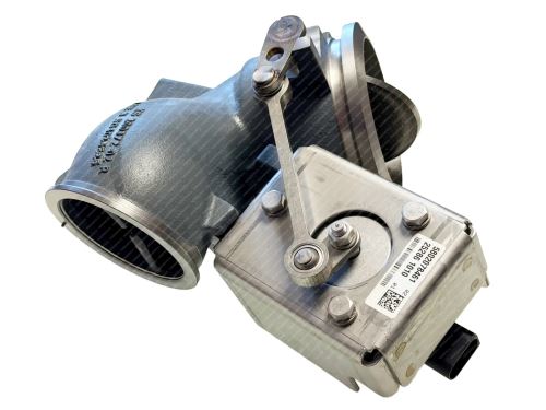 Exhaust gas flap, engine brake