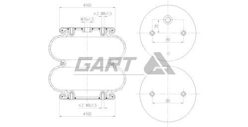 Boot of air suspension 291.2.207