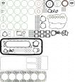 Gasket set, engine w. CHG 01-34065-01