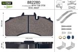 Brake Pad Set of disc brake 882280 509290120
