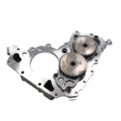 Oil pump with vacuum pump