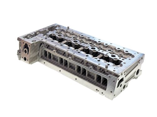 Cylinder head with valves