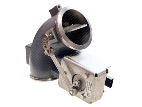 Exhaust gas flap, engine brake