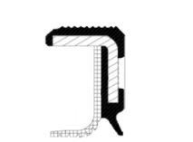 Shaft seal, crankshaft