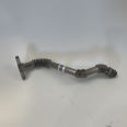Oil line exit turbocharger