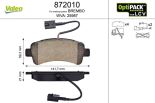 Brake Pad Set of disc brake 872010