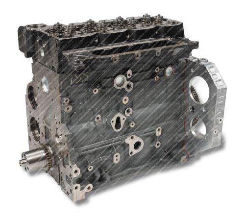 Rumpfmotor mit Zylinderkopf