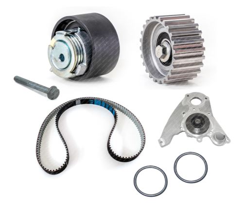 Timing belt set w. water pump